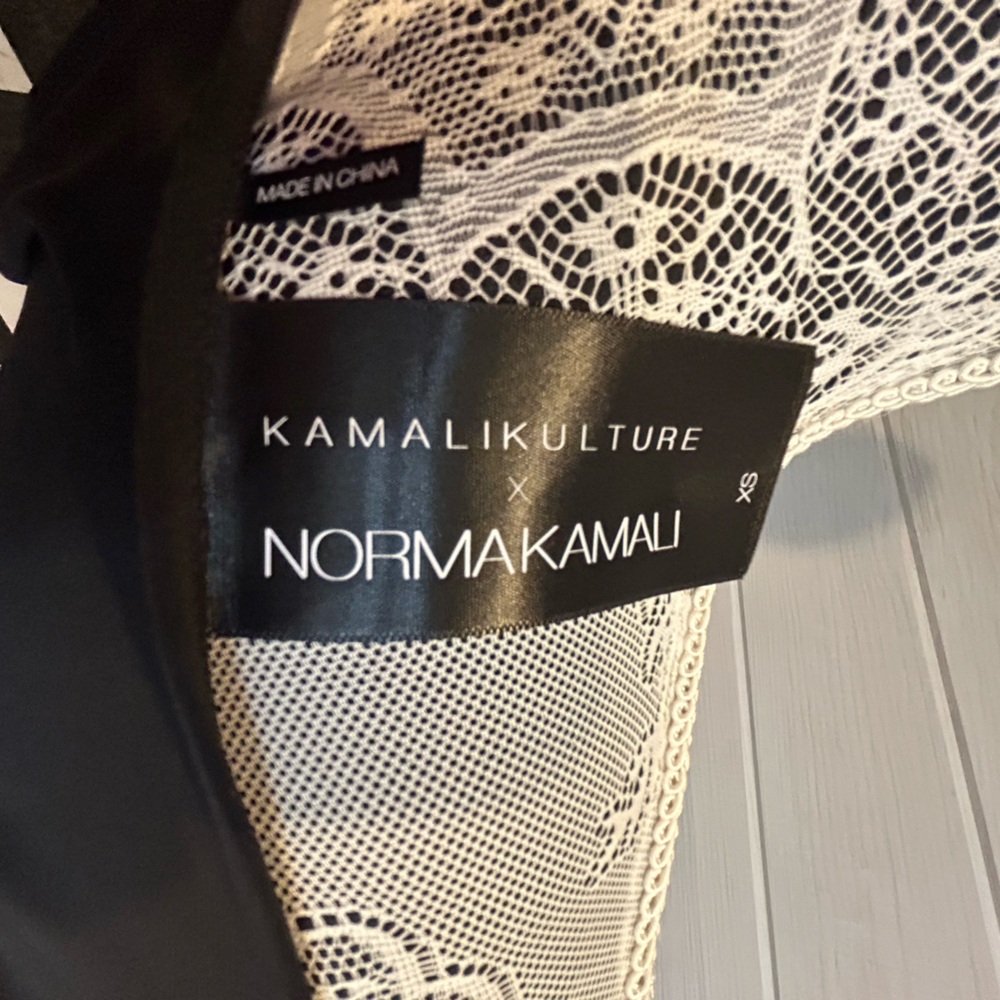 KAMALIKULTURE NORMAKAMALI Black Floor Length Wrap Dress Size XS - Picture 7 of 7